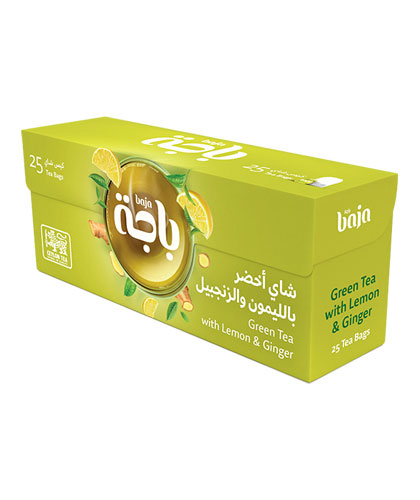 Green Tea with  Lemon & Ginger